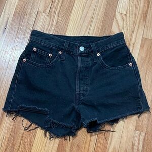 Levi’s Black 501 Shorts